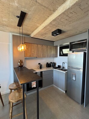 Private kitchen - Calido departamento con vista al Nahuel Huapi en Bariloche (San Carlos de Bariloche)