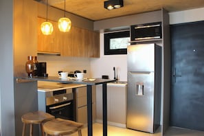 Private kitchen - Calido departamento con vista al Nahuel Huapi en Bariloche (San Carlos de Bariloche)