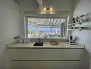 Interior - Villa with pool & sea view for 12 (Sainte-Anne)