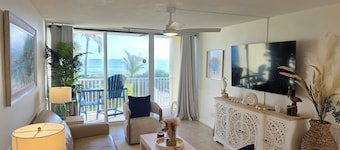 2 Bedroom  Beautiful Oceanfront Condo • Pool • Beach Steps Away