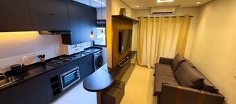 Flat Portal Vinhedo - air conditioning/pool/garage/gym