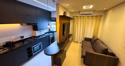 Flat Portal Vinhedo - air conditioning/pool/garage/gym