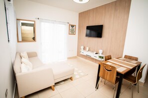 Living area - Cozy apartment with pool just minutes from Playa Dorada (Villa Montellano)