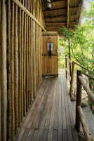 Cabana superior, banheiro privativo, vista para o jardim | Terraço/pátio