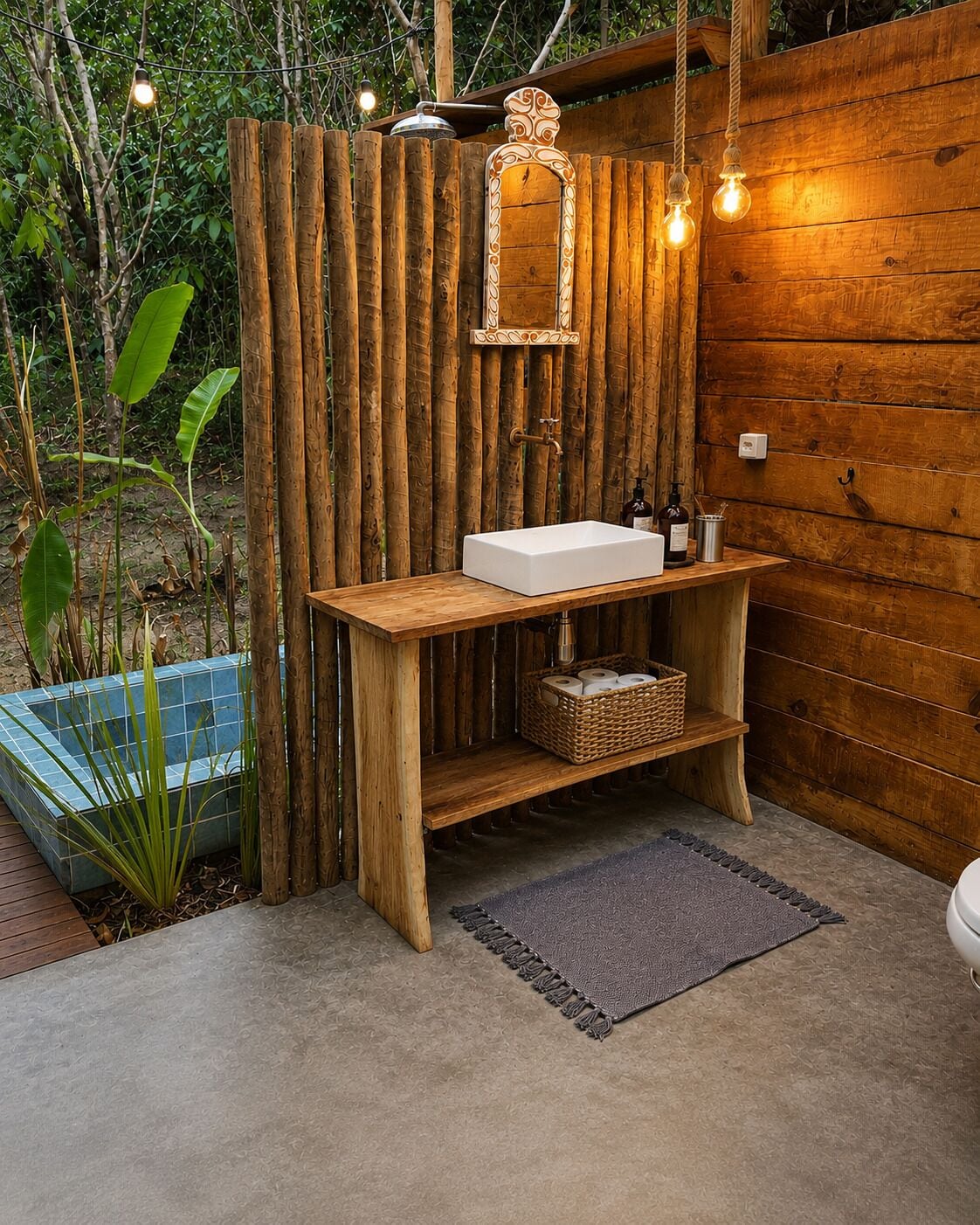 Comfort Cabin, Private Bathroom, Garden View | Bathroom