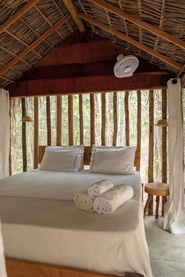 Comfort Cabin, Private Bathroom, Garden View