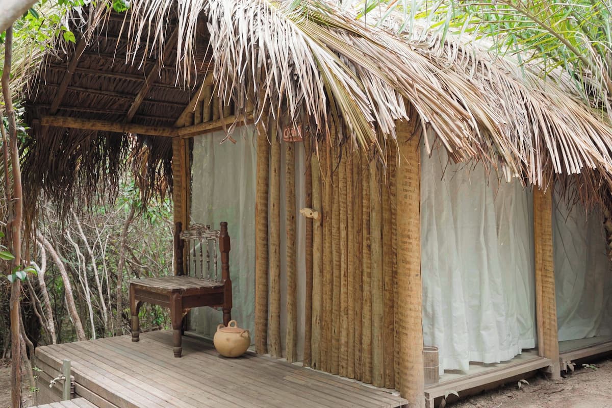 Cabana conforto, banheiro privativo, vista para o jardim | Terraço/pátio