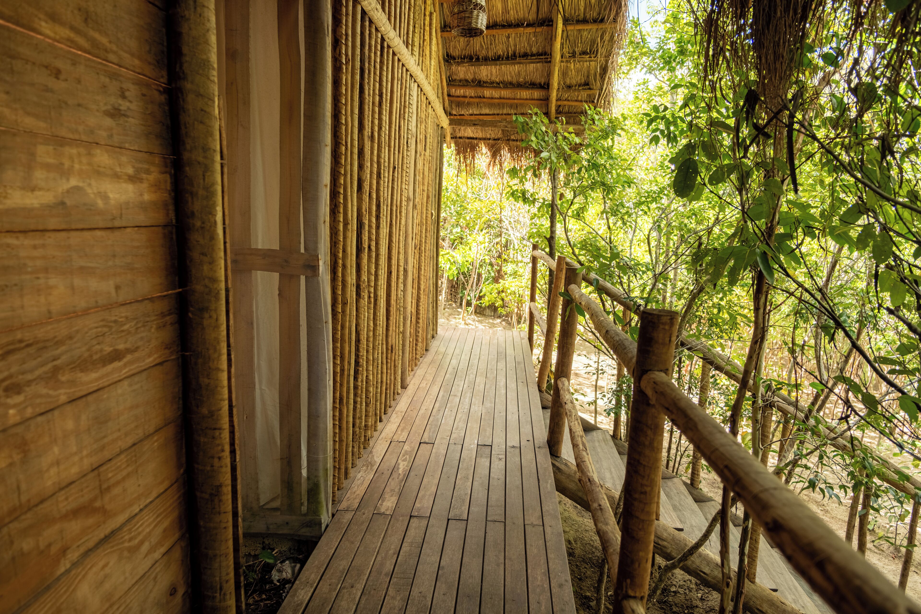 Superior Cabin, Private Bathroom, Garden View | Terrace/patio