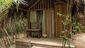 Kabin Comfort, kamar mandi pribadi, pemandangan kebun | Meja kerja dan ruang kerja ramah laptop