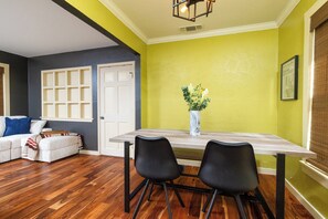 Dining - Fenced Yard, Parking + Workspace - Downtown Dallas (Dallas)