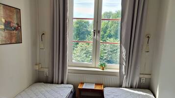 Classic-værelse med 2 enkeltsenge | Individuelt design, individuel indretning, mørklægningsgardiner