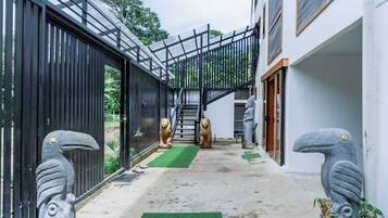 Fassade der Unterkunft