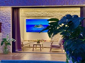 Interior - Beachfront Villa Anatoli with private heated pool (Sidari)