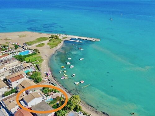 Beachfront Villa Anatoli with private heated pool