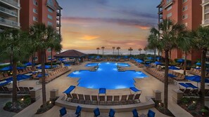 Indoor pool, outdoor pool
