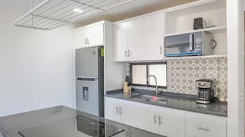 Microwave, stovetop, dishwasher, toaster