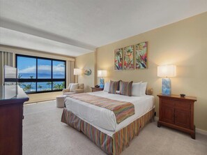 1 bedroom, iron/ironing board, WiFi, bed sheets - Wake Up With Ocean Views - Kaanapali Alii 281 (Lahaina)