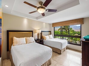 2 bedrooms, iron/ironing board, WiFi, bed sheets - Ocean Views & Resort Amenities | Sleeps 8 w/ Private Lanai (Lahaina)