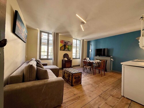 T2 50m² rénové, proche sanctuaire, vélo & randonnée - Location appartement de charme à Lourdes