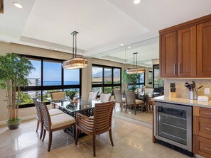 Fridge, microwave, oven, stovetop - Front-Row Pacific Views | 3BR Sleeps 8 w/ Private Lanai + Resort Amenities (Lahaina)