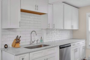 Fridge, microwave, oven, stovetop - Blissful Bay House - Walk to Beach & Boardwalk (Seaside Heights)