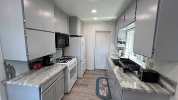 Microwave, oven, stovetop