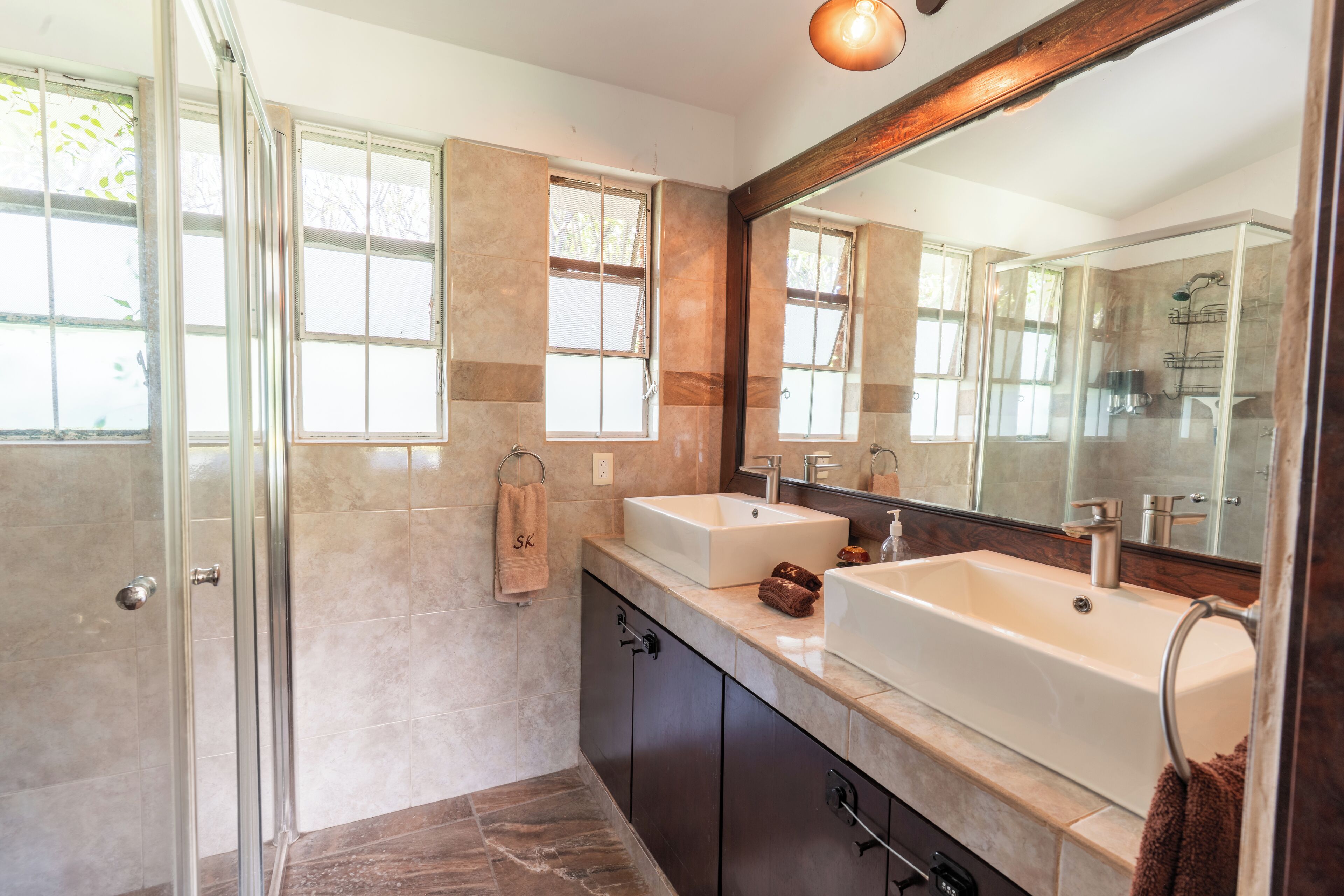 Villa, 3 Bedrooms, Garden View | Bathroom | Shower, free toiletries, towels, soap