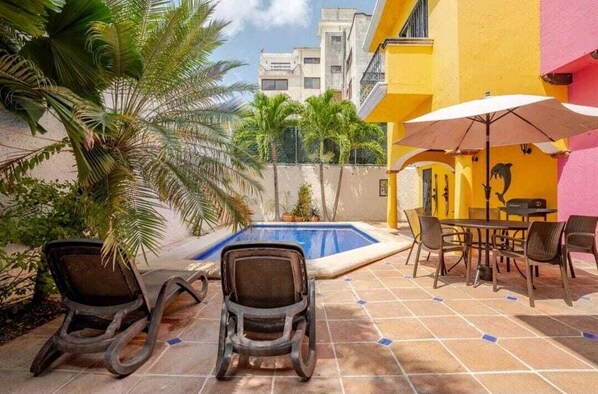 Voorkant van accommodatie