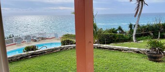 Private pool and private beach in this wonderful Warwick beachfront apartment