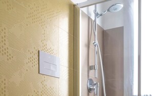Shower, hair dryer
