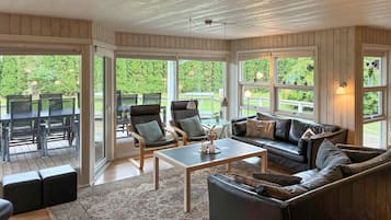 TV connectée, cheminée