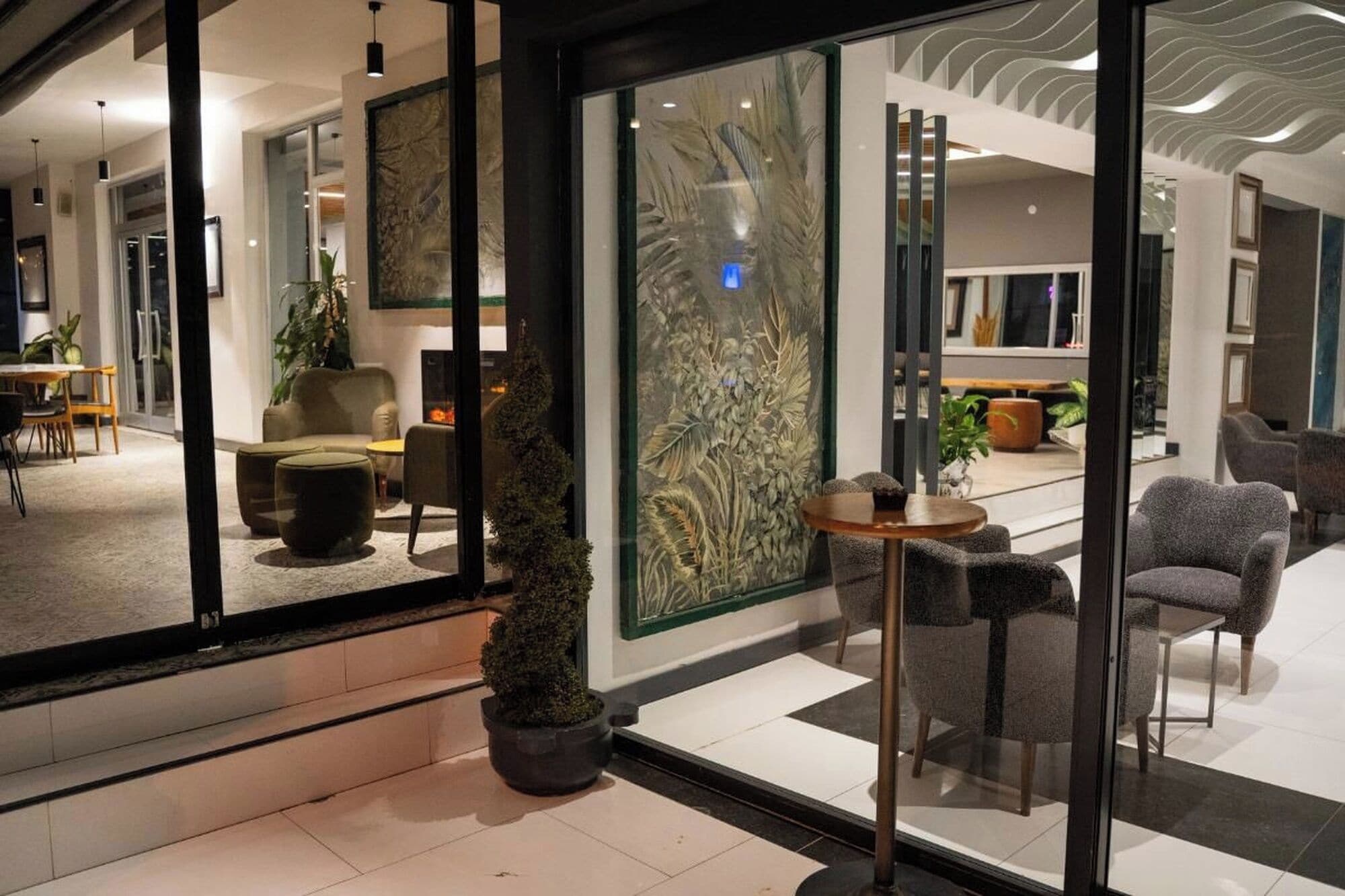 Sala de estar en el lobby