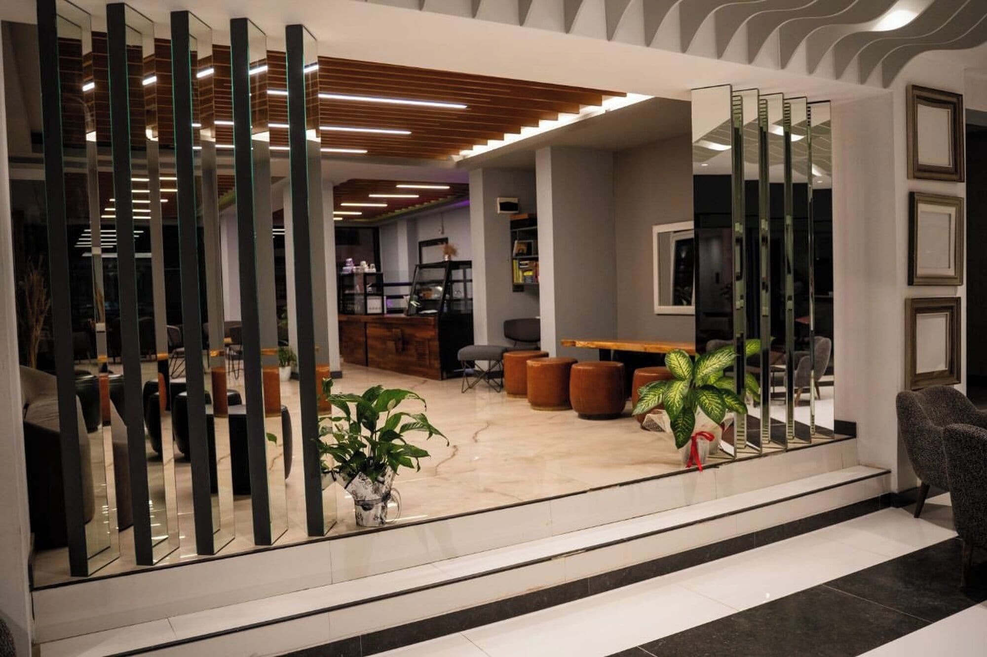 Sala de estar en el lobby