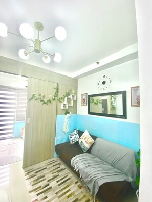 Living area - Las Casas Staycation @shore 2 tower 1 a great and lovely stay at my place (Pasay City)