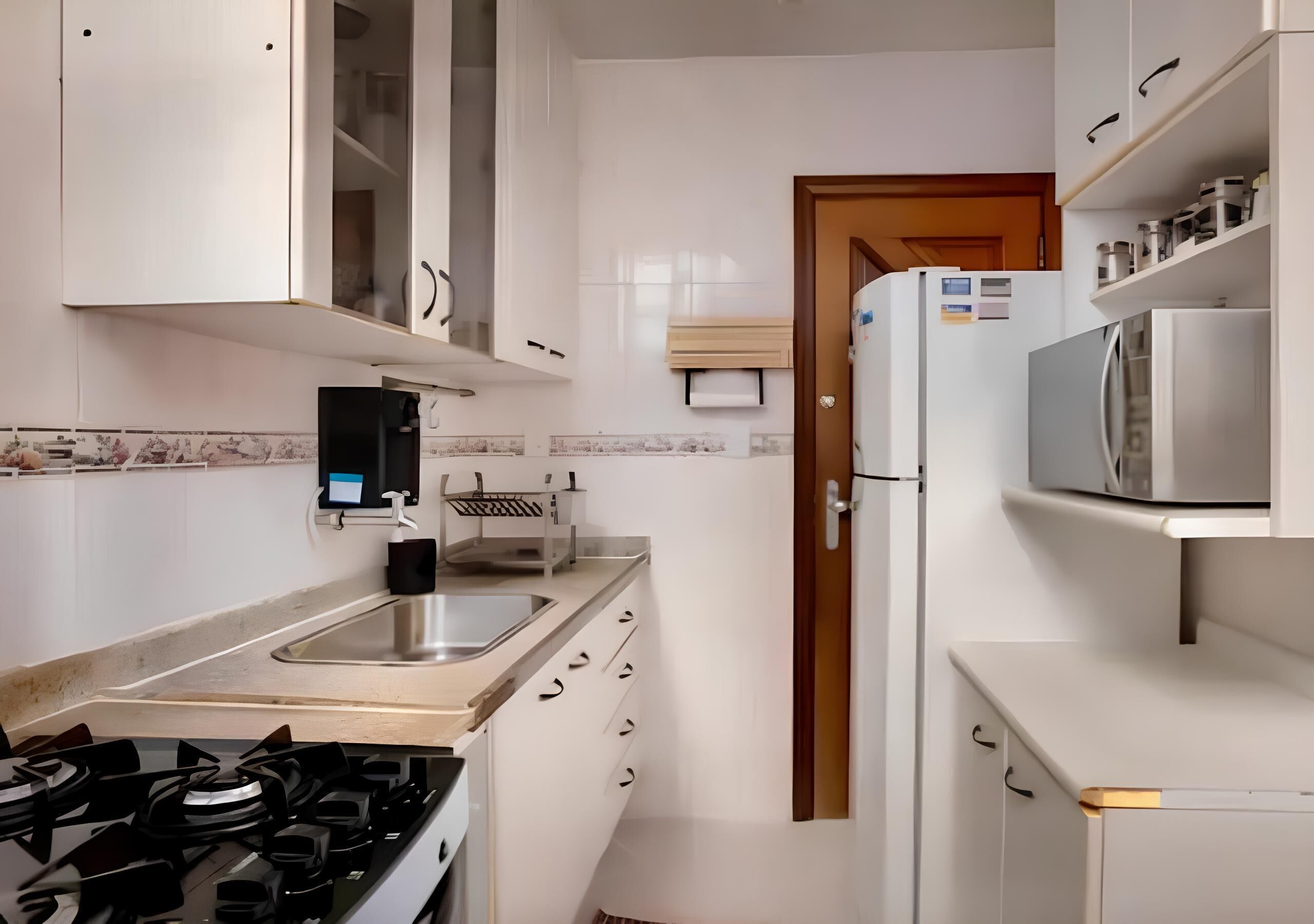 Micro-ondas, fogão, cooktop, liquidificador