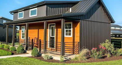 Little Luxe Retreat #7 | Tiny Home + Fire Table