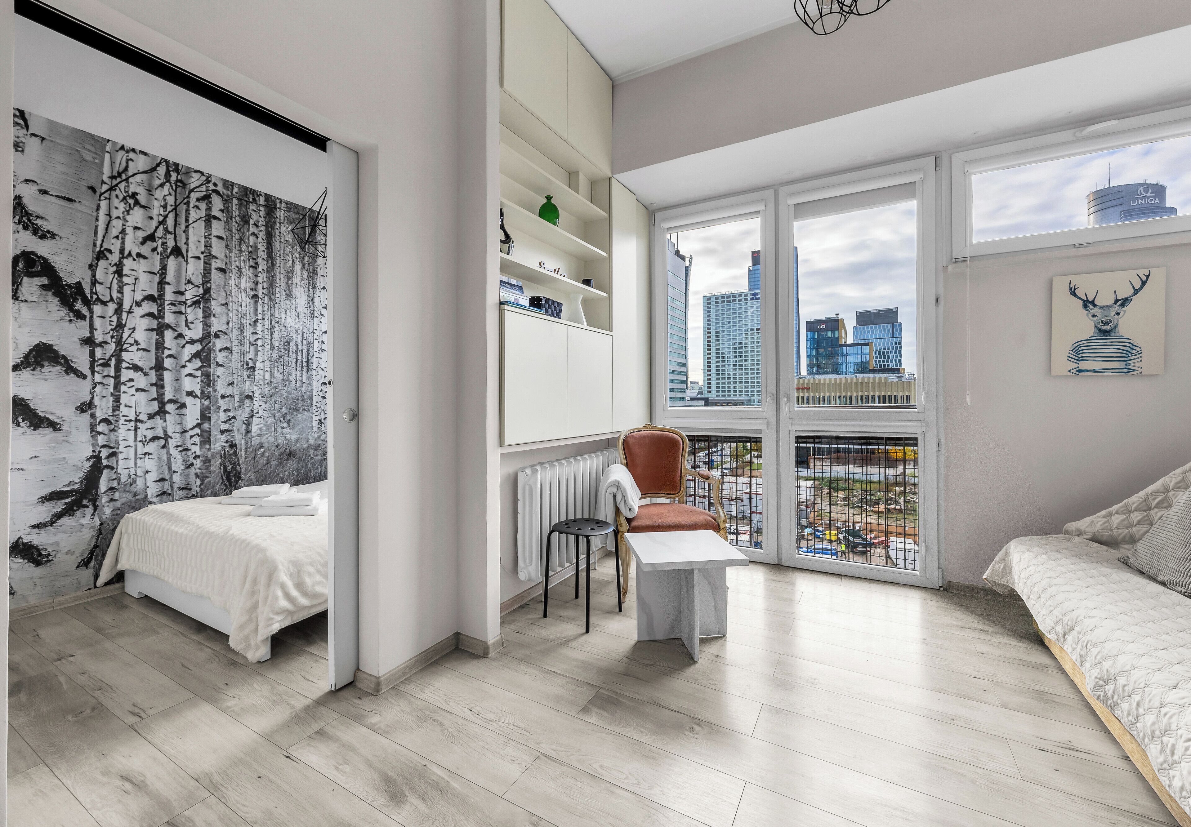 1 多间卧室、熨斗/熨衣板、WiFi、床单