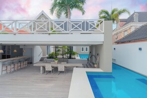 Villa, 4 chambres, piscine privée, vue jardin | Piscine