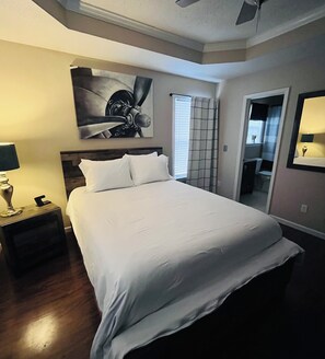 3 sovrum, skrivbord, strykjärn/strykbräda och gratis wi-fi