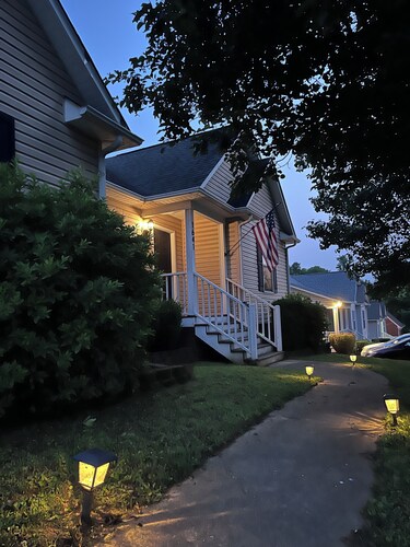 Cozy Rock Hill Retreat with Fire Pit & Screened Porch - Sleeps 8+ & Pet Friendly
