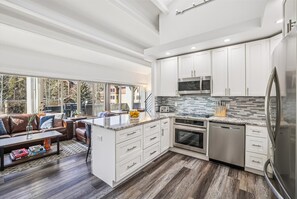 Fridge, microwave, oven, stovetop - The Lift 301: Great location-Shared Amenities-New Listing! (Breckenridge)
