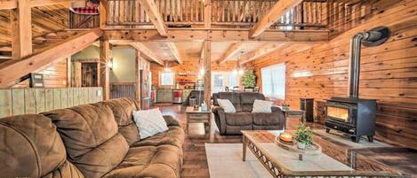 Télévision, cheminée