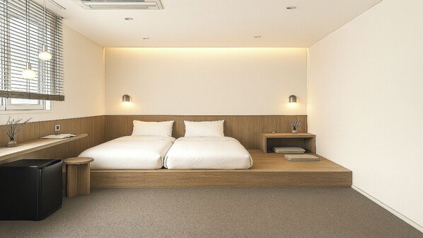 Kamar Double atau Twin Basic, Beberapa Tempat Tidur, Bebas Asap Rokok, kamar mandi pribadi | Meja kerja, ruang kerja ramah laptop, dan Wi-Fi gratis