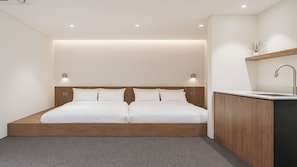 Desk, laptop workspace, free WiFi