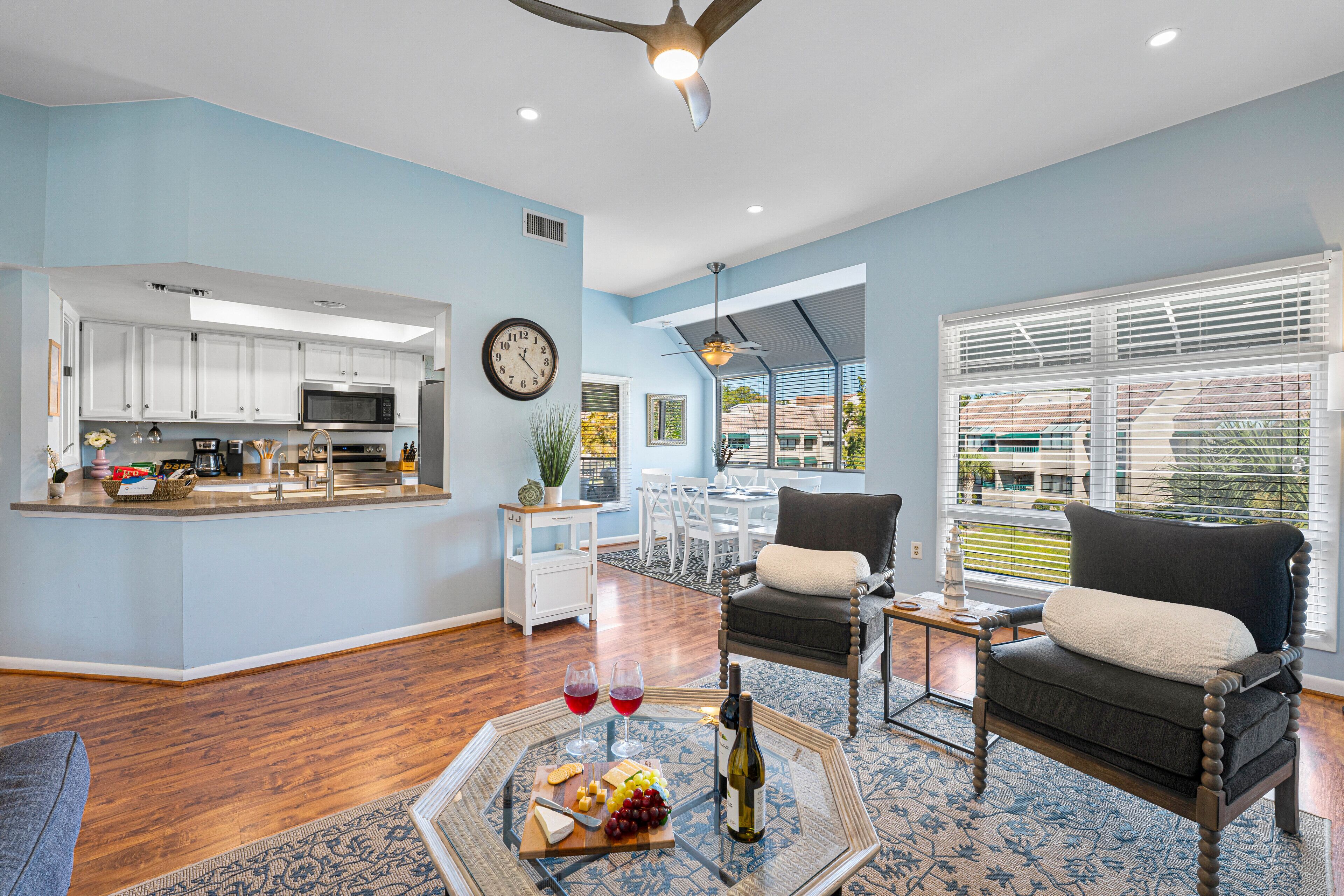 HOST & HOME presents… 7480 Anchorage Villas at Shelter Cove! Nestled in the heart of Shelter Cove, this beautifully updated villa offers a perfect blend of island charm and modern convenience.