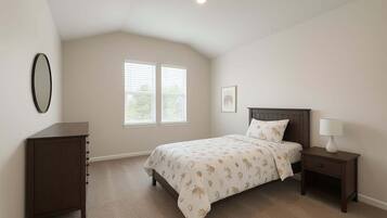 4 bedrooms, iron/ironing board, WiFi, bed sheets