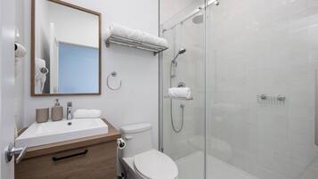 Shower, hair dryer