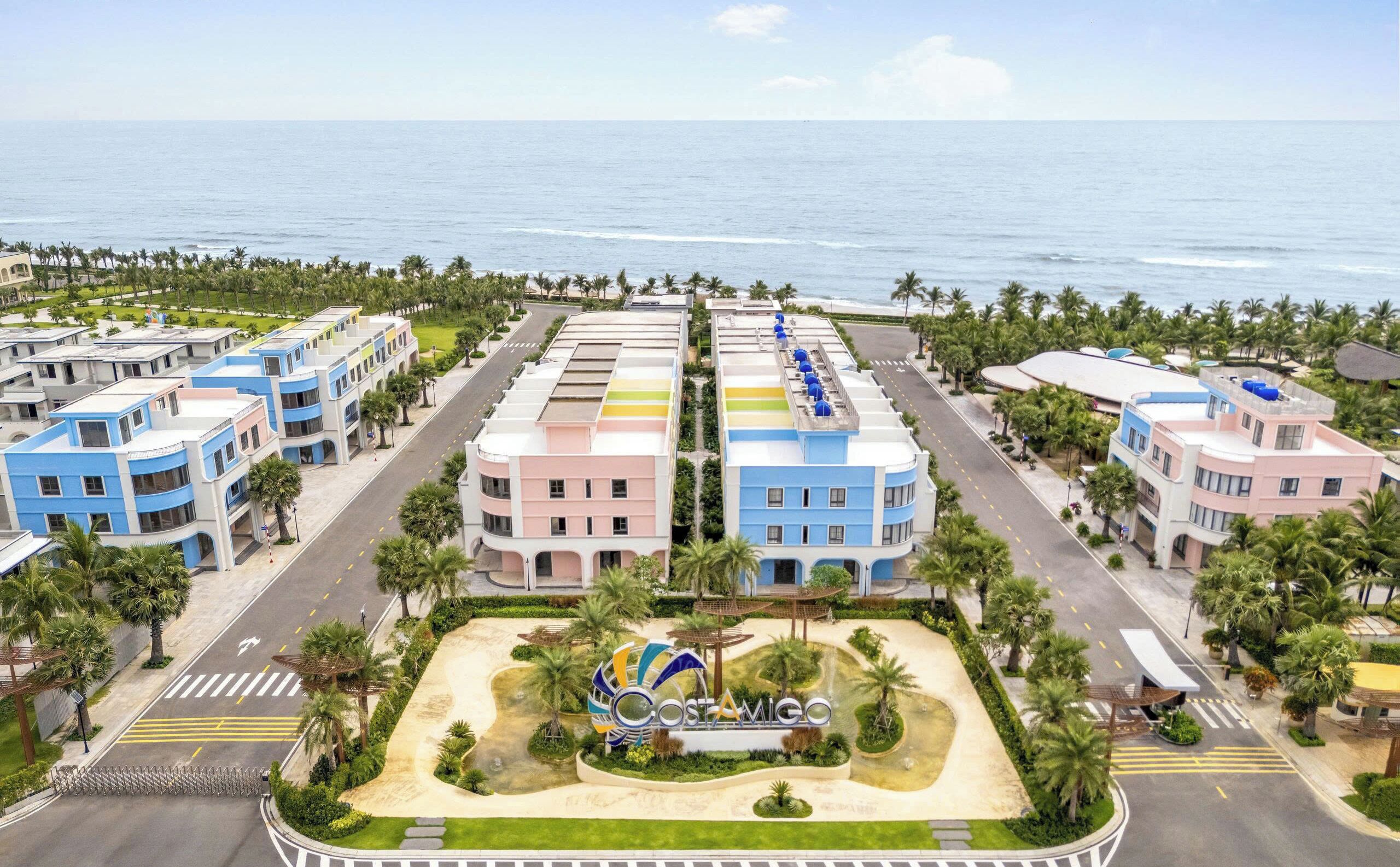 A szálláshely homlokzata