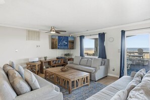 TV, table football, ping pong