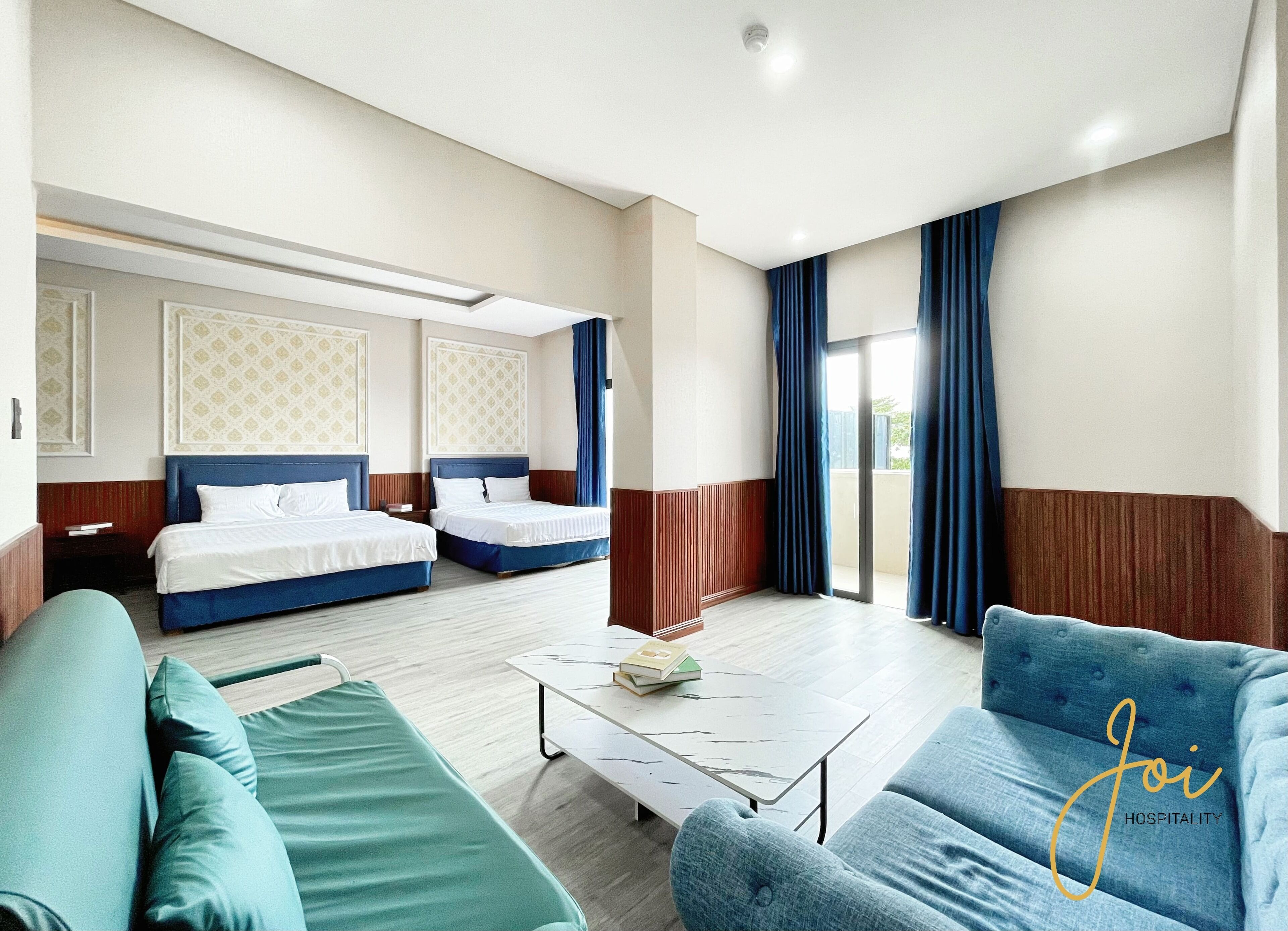 Chambre Familiale, balcon, vue plage